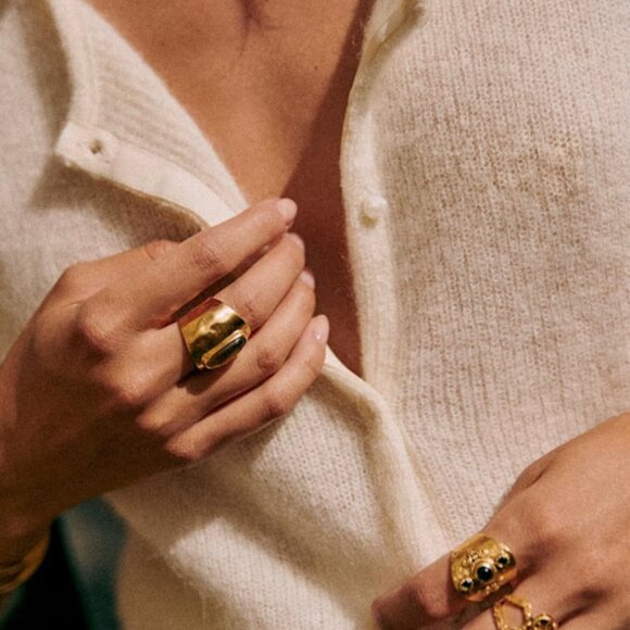 Sezane Ecru Gaspard, Size S - Picture 2 of 2